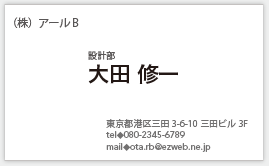 名刺前